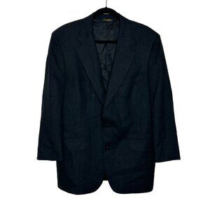 Brooks Brothers Wool Makers Brookease Classic Fit Blazer Size 41R Charcoal Gray‎